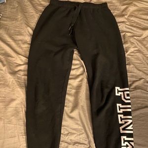 Black sweatpants from PINK